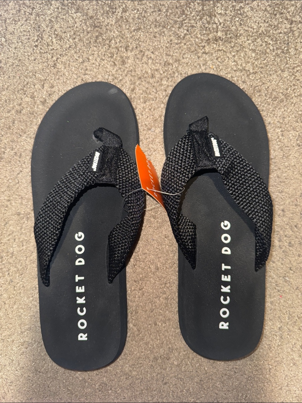 Rocket Dog Black Woven Strap Sandals